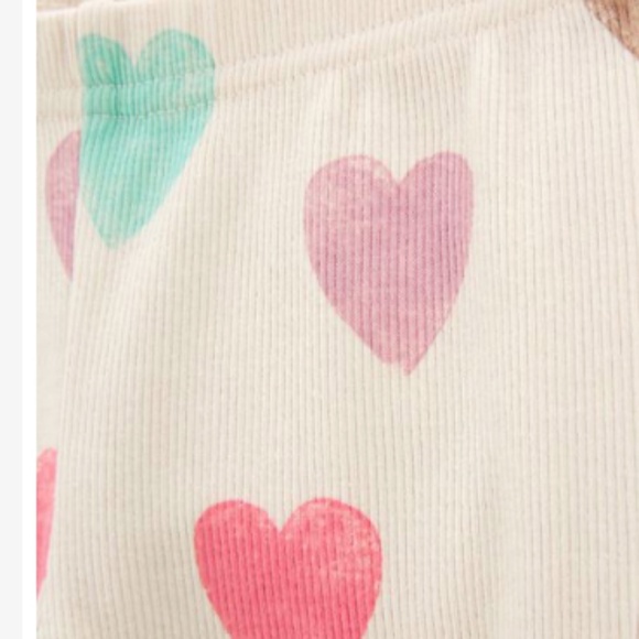 Carter’s Little Heart Cardigan 2 piece set in Ivory/Pink Combo Sz 24 months EUC - Picture 3 of 15